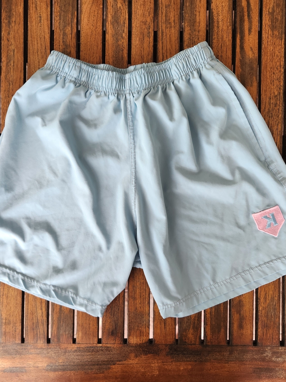 Pitchers Only Cotton Candy Blue Baseball Training Shorts Boys Youth Large YL